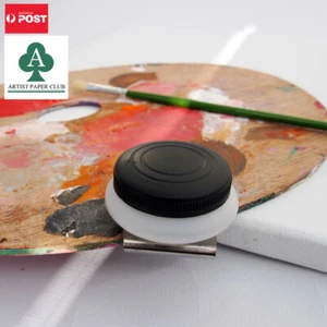 5 x Single Artist Palette Cups for Oil Painting,Plastic Dipper with Lid and Clip - Picture 1 of 4