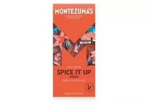 Montezumas Chocolate Dark Chocolate with Dragon Ginger 90g Bar (Pack of 12) - Picture 1 of 1