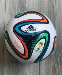 Adidas BRAZUCA 2014 World Cup Spielball Matchball Fußball - wie neu - Bild 1 von 10