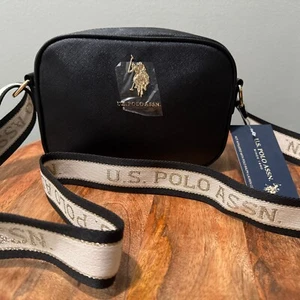 U.S. Polo Assn. Bandolera Mujer Color Negro Nueva - Imagen 1 de 5