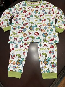 Dr. Seuss Grinch Family Christmas 2-Pc Soft Knit Pajamas Set Women's Size XL - Picture 1 of 11