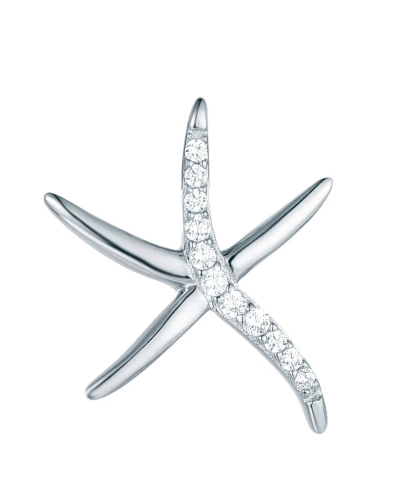 Colar de flores com nome de esterlina folheado a ouro 18k 0,925 com pavê de diamante - Imagem 1 de 1