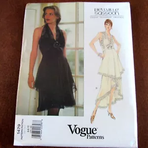 Vogue Designer Original Bellville Sassoon Sewing Pattern 1479 Dress Size 6 to 10 - Picture 1 of 3