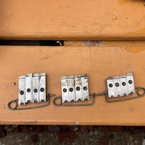 Vintage SET OF 3 OLDER  PIPE THREADING DIES TEETH PLUMBING. SETD NYE 1A & 1R - Picture 1 of 14