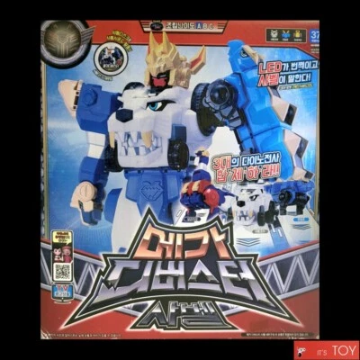 Dino Core Mega D-Fighter Saber Transforming Robot Brachio Ankylo 3-Dinosaurs set - Image 1 of 4