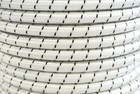 8mm 10mm Shock Cord Elastic Bungee Tie Down Rope White Fleck Boat Trailer Covers