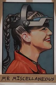 Boceto original ACEO de Sarah Silva - NCIS - Abby Sciuto - Pauley Perrette #10 - Imagen 1 de 2