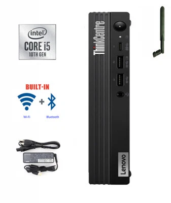 Lenovo ThinkCentre M70q Tiny i5-10500T & up to 64GB RAM & 2*2TB SSD & Wi-Fi + BT - Image 1 of 4