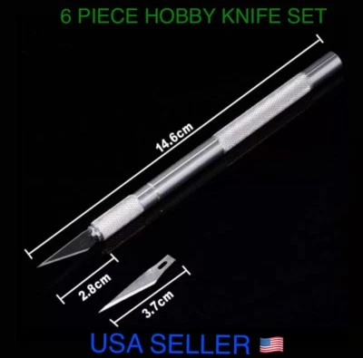 Knife W/6 Blade Cutter Tool For Dental dentures Use - Image 1 of 4