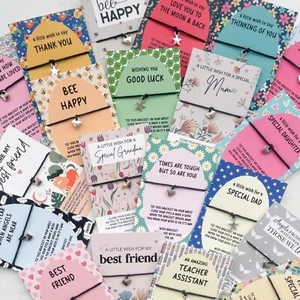 Wholesale, Bulk Job Lot Wish Bracelets - Mixed Handmade UK - Craft Fairs, Shops - Picture 1 of 2