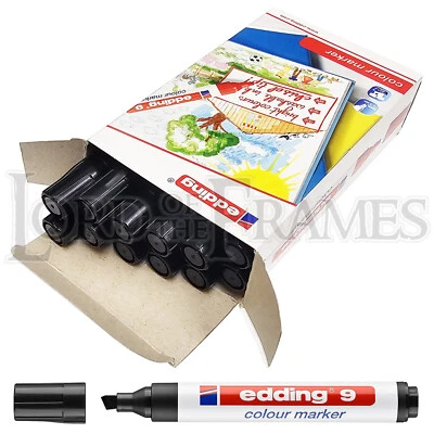 Pennarelli a 9 colori Black EDDING - ritocco telaio modanatura mitra prima di unirsi
