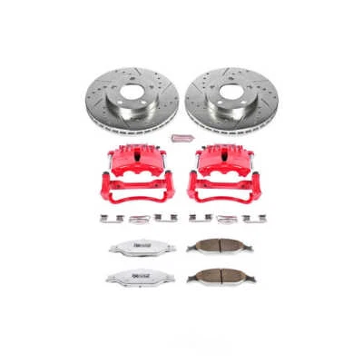 Kit de freio a disco Power Stop KC1301-26 serve para 99-02 Ford Mustang - Imagem 1 de 4