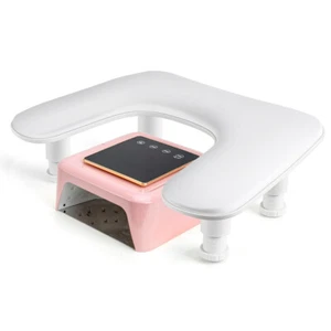 U Shape Nail Arm Rest Stand Detachable for Salons Nail Art Tech Salon Home Use - Picture 1 of 8