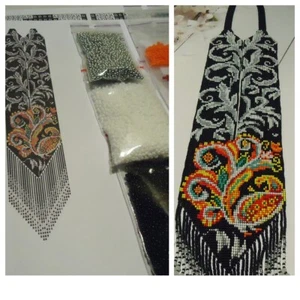Kit for making a necklace gerdan. Beading Loom Pattern. #L1 - Picture 1 of 4