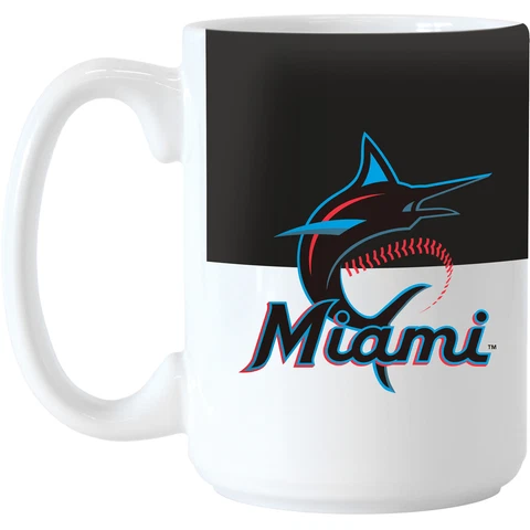 Miami Marlins 15oz. Colorblock Mug Cover