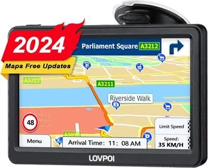 8GB Sat Nav Car Truck GPS Navigation Free Lifetime UK & eu Maps POI FM Upgraded - Picture 1 of 21