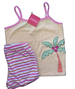 Gymboree vintage TROPICAL ISLAND Gymmies Pajamas PJs 2 pc NWT size 9 - Picture 1 of 2