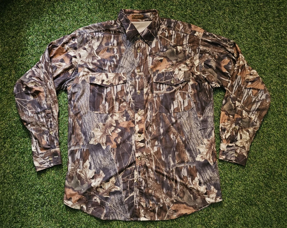 Browning Super Naturals Mens Vented Camo Shirt Large - Runs Big - Image 1 of 4