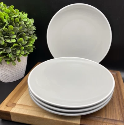 NORITAKE ColorTrio 8.25" Salad Coupe Plates Slate- G004 (SET OF 4) NEW w/TAGS - Image 1 of 4