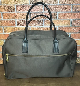 Paco Rabanne One Million Weekend Travel Bag Brown w/ Gold Zippers 18" x 8" x 12" - Picture 1 of 8