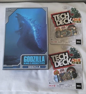 NECA GODZILLA KING OF THE MONSTERS ACTIONFIGUR + GODZILLA TECH DECKS - Bild 1 von 3