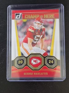 2024 Donruss #16 George Karlaftis Champ is Here Kansas City Chiefs - Imagen 1 de 2