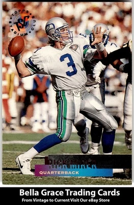1995 Topps Stadium Club Rick Mirer #271 Seattle Seahawks NFL Football - Image 1 of 2