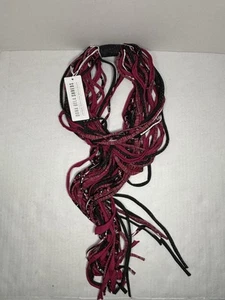 Dona Bela Shreds Shred Lite Upcycling Stoff Halskette Schal Boho Neu mit Etikett - Bild 1 von 6