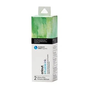 Cricut Infusible Ink Transfer Sheets Patterns (2 ct) - Green Watercolor - Picture 1 of 7