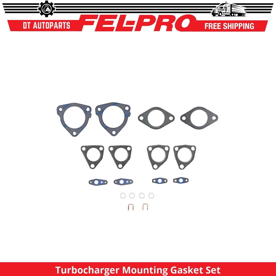 For 2010-2019 Lincoln MKT 3.5L V6 Turbocharger Mounting Gasket Set Fel-Pro 2011 - Image 1 of 1