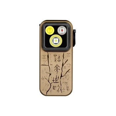 Olight Oclip Pro Ancient Script multifunktionales mit drei Lichtquellen