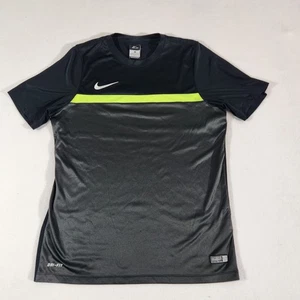 Nike Soccer Shirt Dri-Fit Men's L Short Sleeve Mesh Back 651379 Performance - Picture 1 of 8