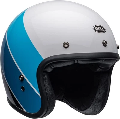 Bell Custom 500 Helmet (Riff White/Blue) (Small) 7136911 - Image 1 of 4
