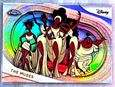 Tarjeta refractora The Muses 2025 Topps cromada Disney Muses #48 película Hércules Foto 1 de 4