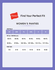Hanes Briefs 10-Pack Panties Women's Underwear Breathable 100% Cotton All Black - Picture 1 of 8