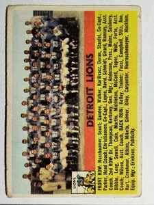 1956 Topps #92 Detroit Lions (VG) - Picture 1 of 2