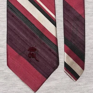 Beautiful Vintage Countess Mara Red stripe tie 55 x 3.5 - Picture 1 of 7