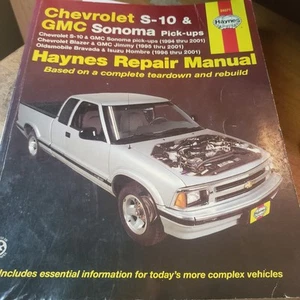 Chevrolet S-10 & Gmc Sonoma Pick-Ups Haynes Repair Service Repair Manual Book - Picture 1 of 14