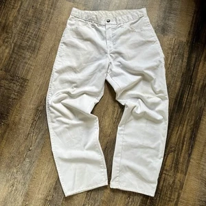 Vintage Dickies Carpenter Pants White Workwear 90s Y2K Utility 31x29 - Picture 1 of 8