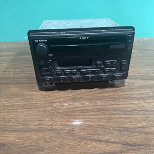 2002-05 Ford Explorer Radio AM-FM-Single CD-Cassette PN: 2L2T18C868DA - Picture 1 of 6