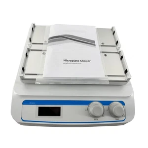 Lab Microplate Oscillator Micro Plate Shaker with 4 Microplate Brushless Motor - Picture 1 of 8