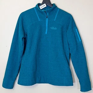 Sudadera pulóver polar Rab Polartec - para mujer talla M - azul verde azulado - Imagen 1 de 9