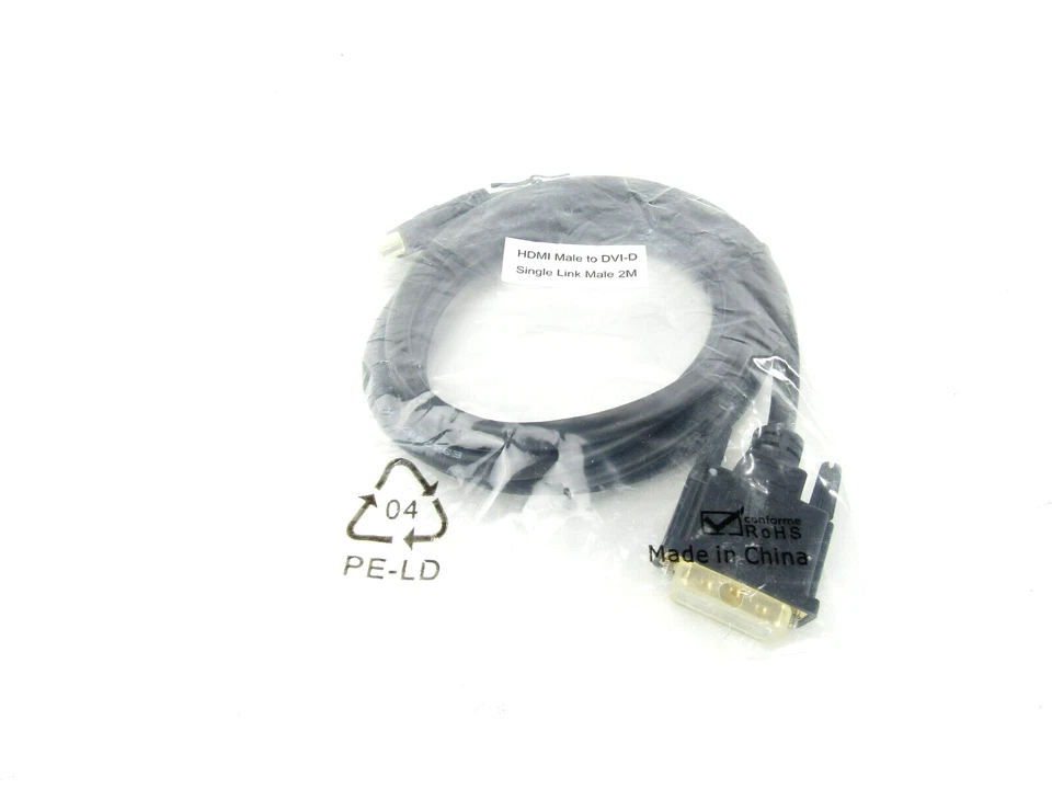 DVI-D to HDMI 6.5 ft Gold Plated Cable - Image 1 of 2