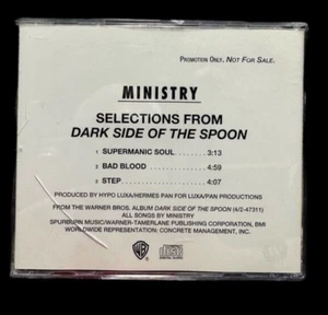 MINISTRY Dark Side of The Spoon 3 Track SAMPLER USA 1999 PROMO DJ CD Single - Picture 1 of 4
