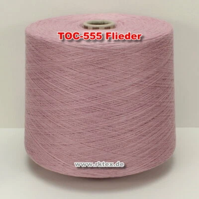 555 Flieder TVU Ocean Nm 30/2 Baumwolle Acryl Strickgarn Häkelgarn Garn Kone