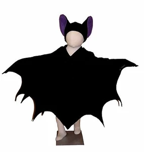 Fledermaus Kostüm, Cape Umhang - Karneval Halloween Bat Faschingskostüm Fasching - Bild 1 von 1