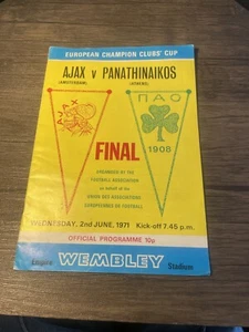 Ajax V Panathinaikos 1971 Final - Picture 1 of 6