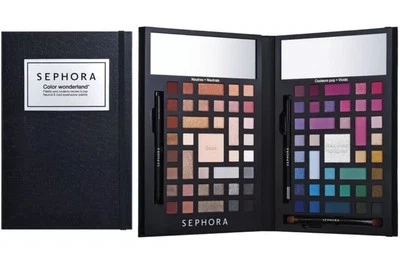 Sephora Color Wonderland Neutral & Vivid Eyeshadow Palette $325 Value NIB - Image 1 of 4