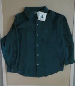 Vintage Northwest Territory Forest Green Fleece Heavy Button Up Shirt Sz XL - Picture 1 of 11