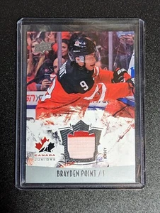 111 Brayden Point - Jersey 2 colors - Team Canada Juniors 2015-16 - Upper Deck - Bild 1 von 2
